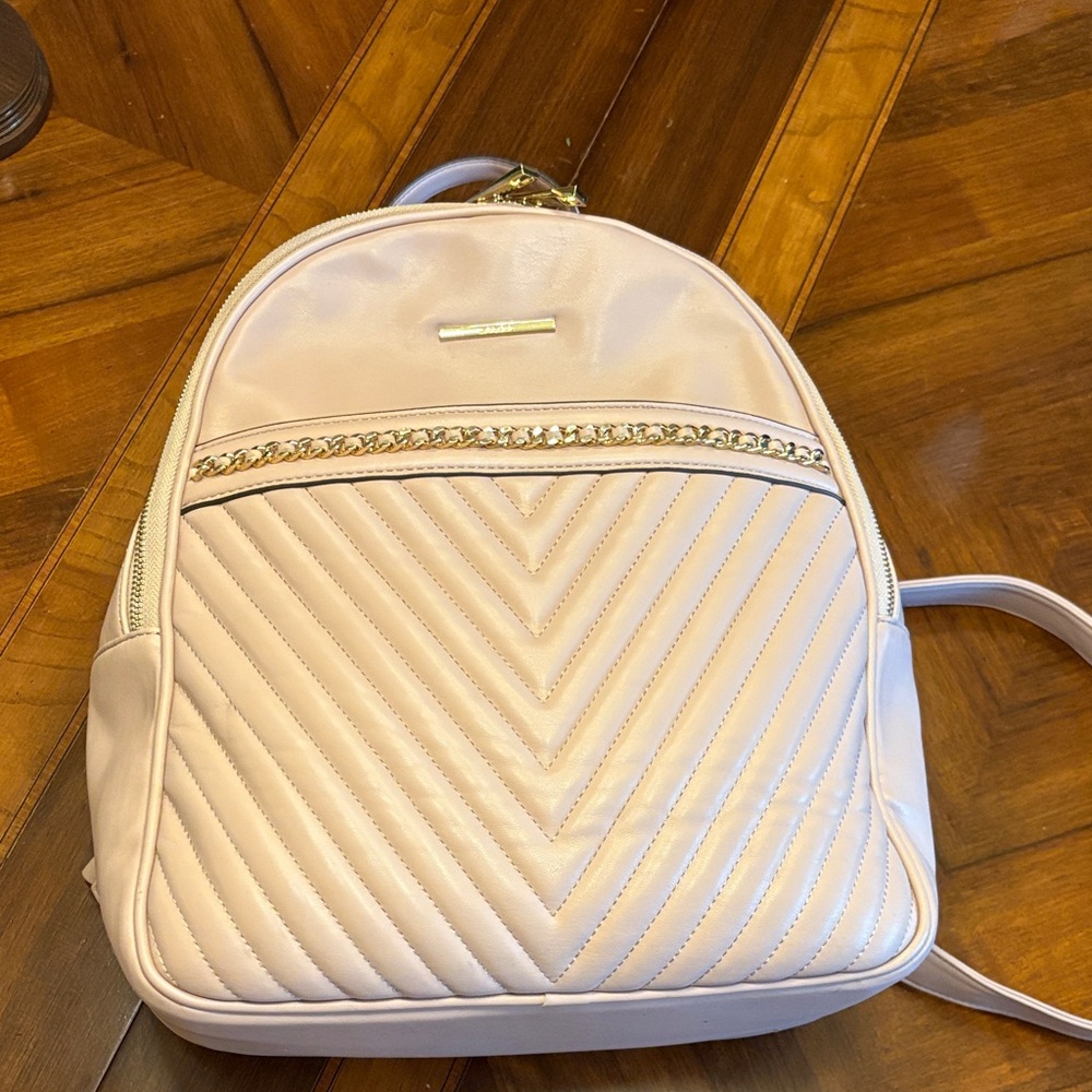 Aldo Pale Pink Quilted Women's Backpack